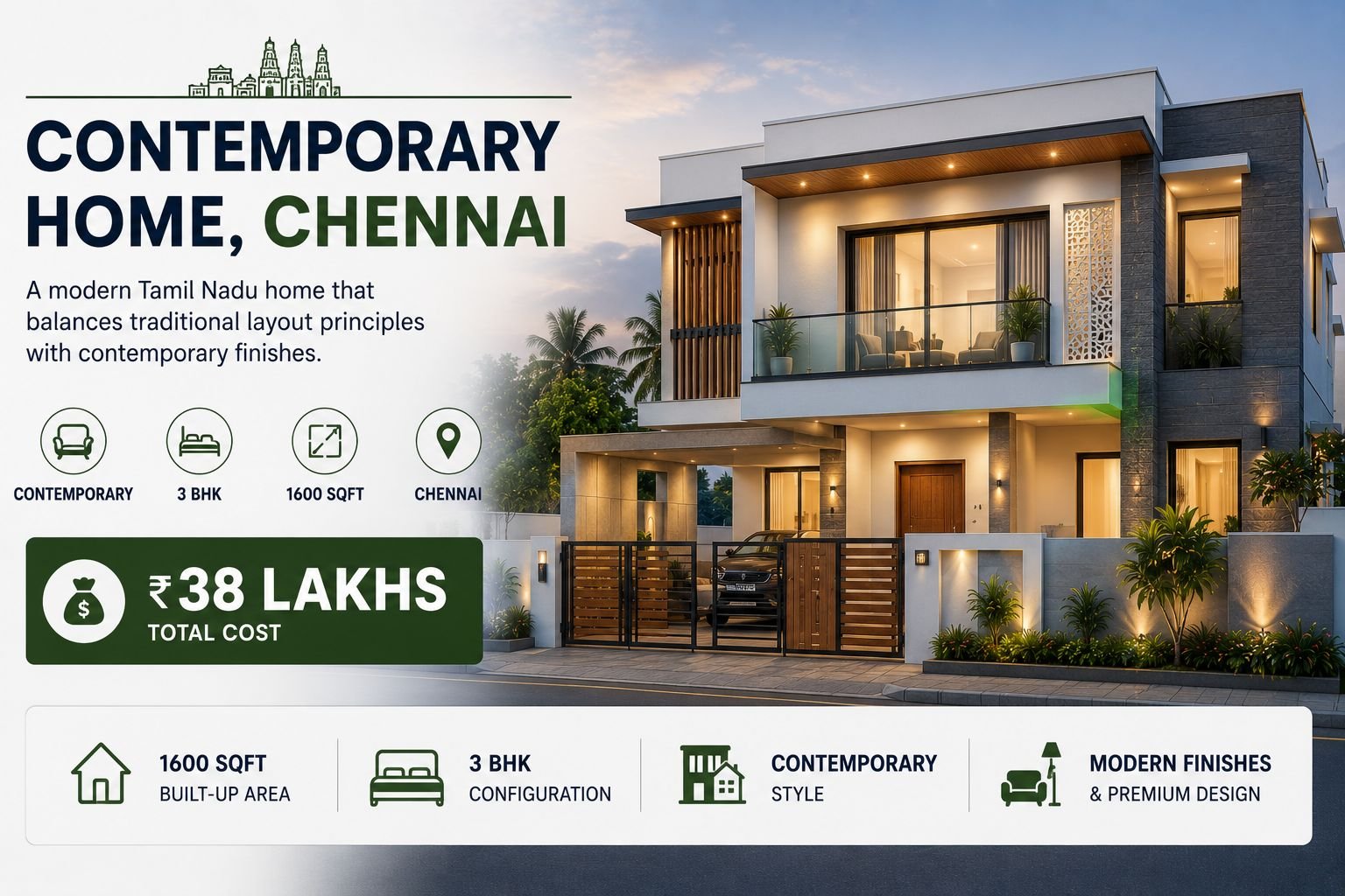 Contemporary Home, Chennai