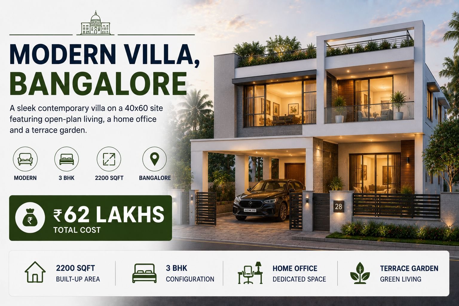 Modern Villa, Bangalore